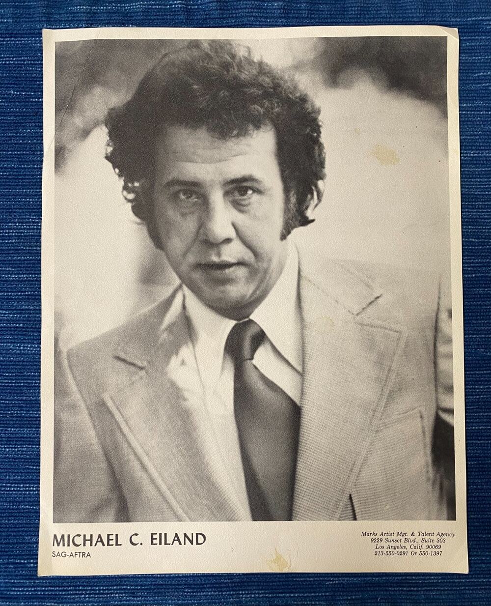 VTG Michael C Eiland Actor Promo Headshot Media Page